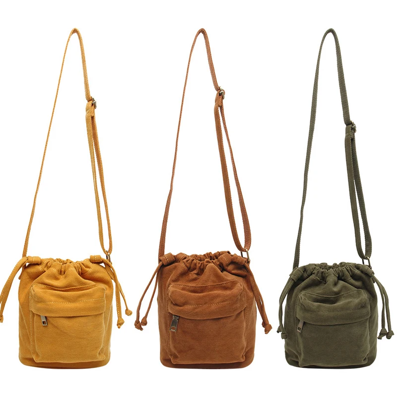 CG023 2022 New niche design shoulder messenger small bucket bag cloth drawstring mini canvas bag
CG023 2022 New niche design shoulder messenger small bucket bag cloth drawstring mini canvas bag