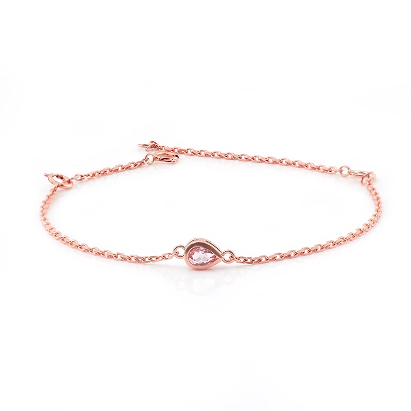 Jewelry Elegant Cable Link Chain Bracelet 0.4CTW Pink Color Gemstone Morganite Rose Gold Bracelet Women 10K
Jewelry Elegant Cable Link Chain Bracelet 0.4CTW Pink Color Gemstone Morganite Rose Gold Bracelet Women 10K