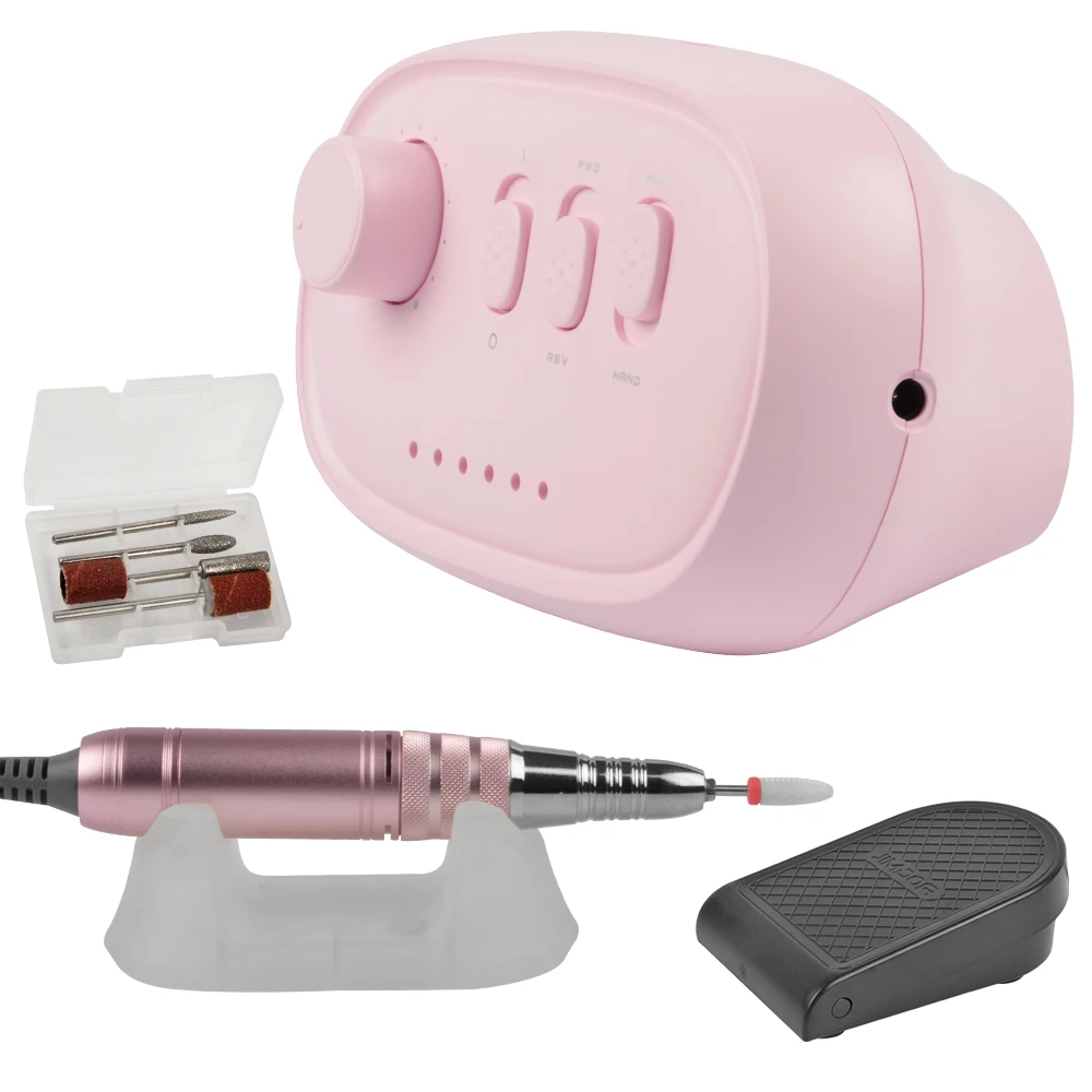 Jimdoa Wholesale 35000RPM Removing Gel Polish Private Label Efile Nail Drill For Acrylic Nails Home Salon Use, White/ pink/ blue/ black
Jimdoa Wholesale 35000RPM Removing Gel Polish Private Label Efile Nail Drill For Acrylic Nails Home Salon Use, White/ pink/ blue/ black