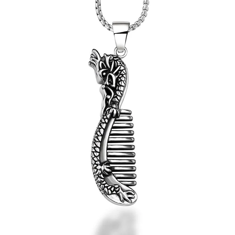 new product ideas 2020 amazon stainless steel jewelry special comb pendant retro fashion trend men's necklace
new product ideas 2020 amazon stainless steel jewelry special comb pendant retro fashion trend men's necklace