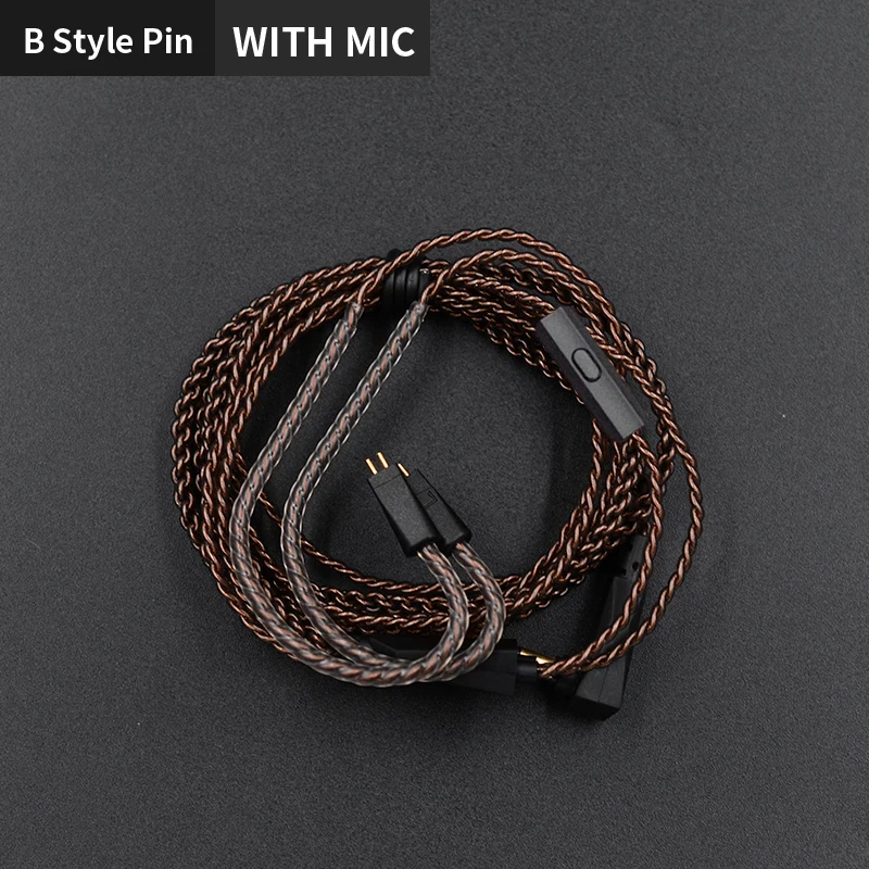 KZ Original Replacement Cable 4 Strands Oxygen Free Earphone Cable Brown Silver Plated Durable Headphone Cable A/B/C Pin for KZ
KZ Original Replacement Cable 4 Strands Oxygen Free Earphone Cable Brown Silver Plated Durable Headphone Cable A/B/C Pin for KZ