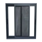 Matte black color aluminium doors and windows aluminium sliding door for Africa market