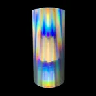 Bopp holographic thermal lamination film silver color rainbow pattern