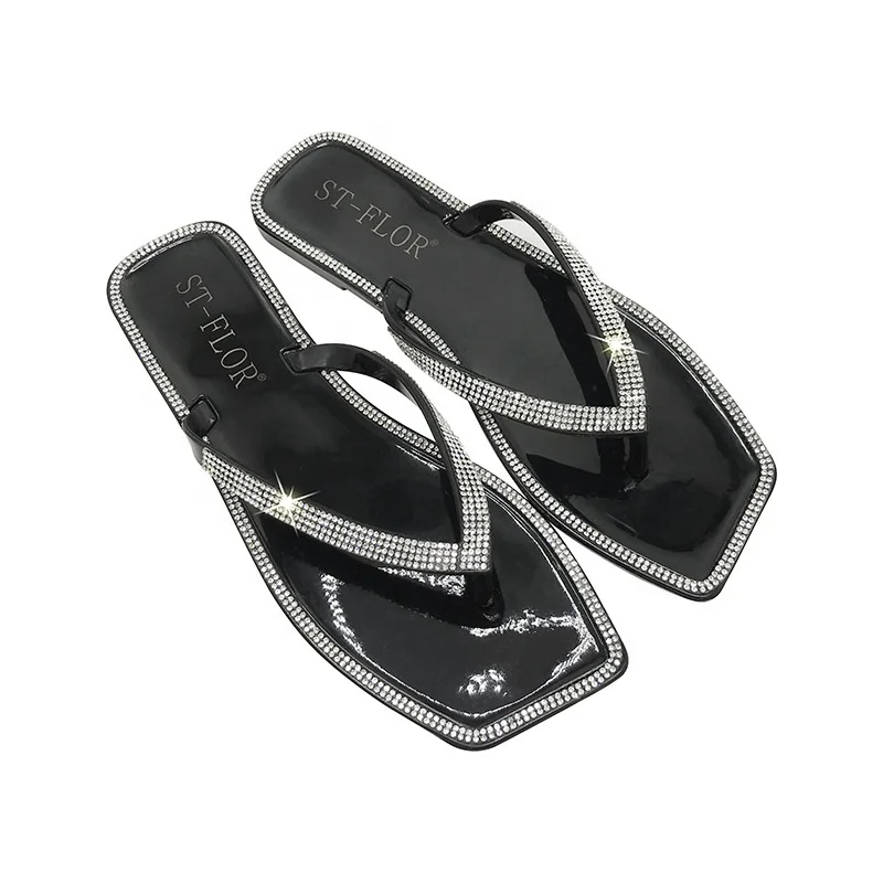 Color Square Head Flat Pvc Crystal Jelly Slippers Women Pour Homme Fashion Sandals, Different colors and support to customized
Color Square Head Flat Pvc Crystal Jelly Slippers Women Pour Homme Fashion Sandals, Different colors and support to customized