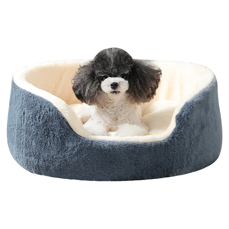 Kimpets Hot Sale Color Matching Pet Bed Anti-slip Bottom Pet Nest PP Cotton Hundebett, Gray/gray+yellow
Kimpets Hot Sale Color Matching Pet Bed Anti-slip Bottom Pet Nest PP Cotton Hundebett, Gray/gray+yellow