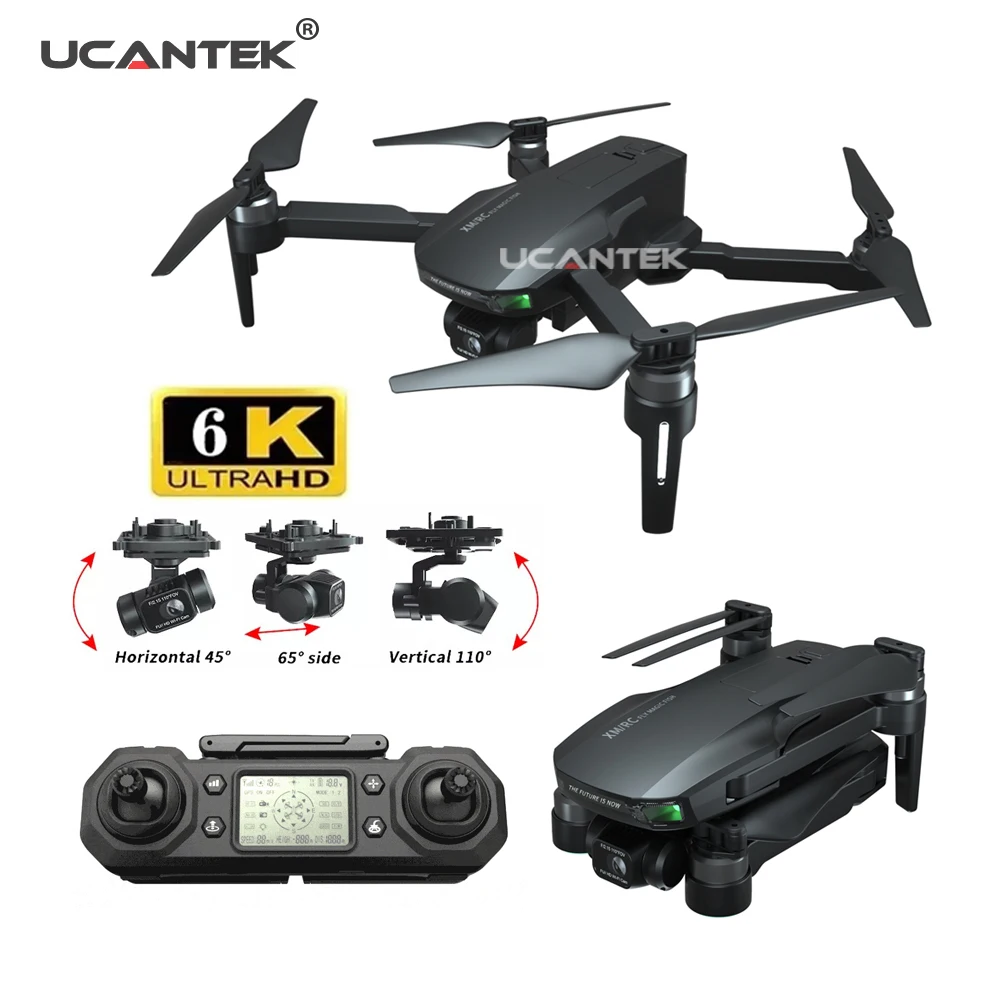 UCANTEK M9-Max Foldable 5G With Gimbal RC Drone 6K WIFI Camera 22 Mins Long Flight Brushless GPS Quadcopter Drone
UCANTEK M9-Max Foldable 5G With Gimbal RC Drone 6K WIFI Camera 22 Mins Long Flight Brushless GPS Quadcopter Drone