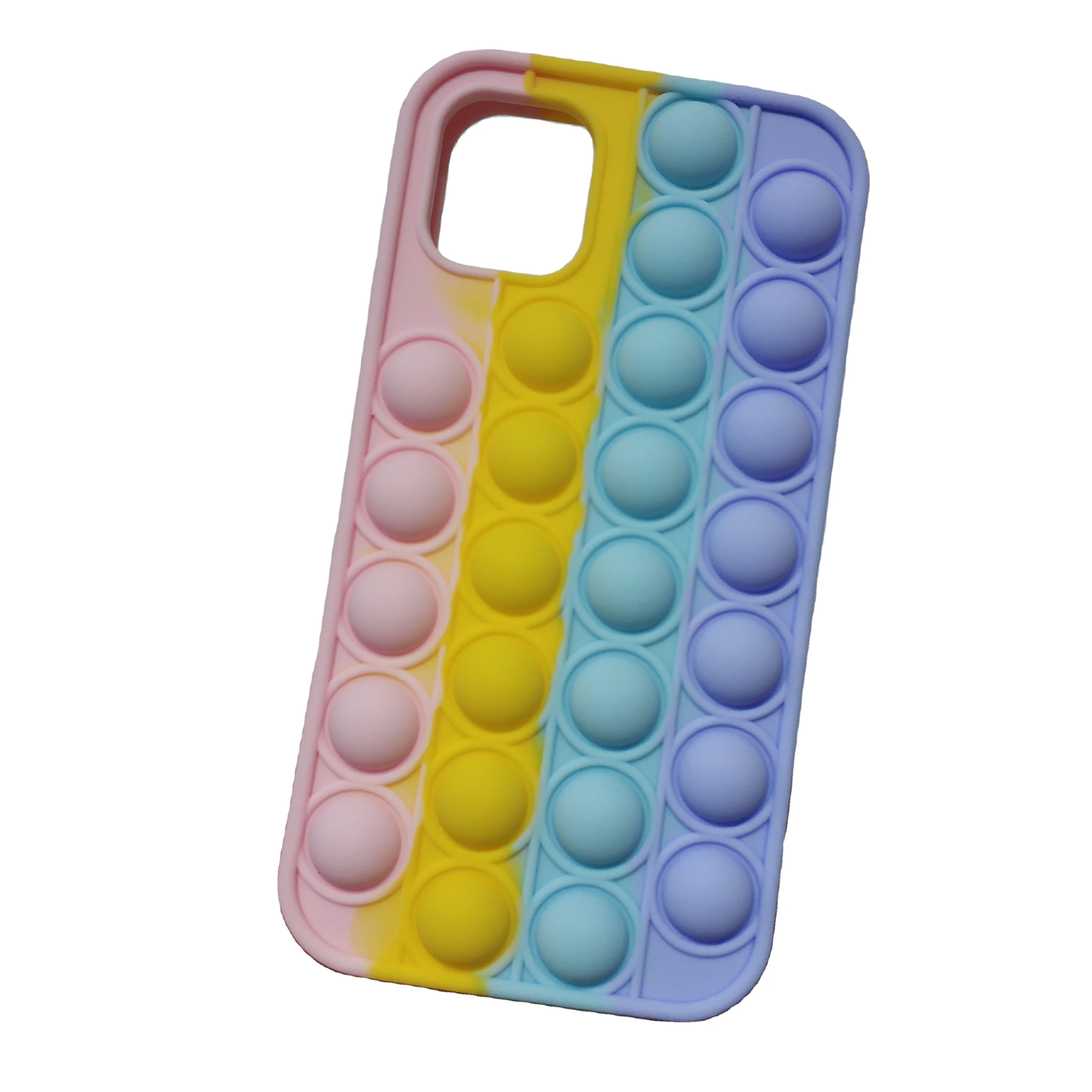 Decompression Soft Silicone Cover For Pop It fidget case for iPhone 11 12 XR XS X 10 8 7 Plus bubble wrap phone case
Decompression Soft Silicone Cover For Pop It fidget case for iPhone 11 12 XR XS X 10 8 7 Plus bubble wrap phone case