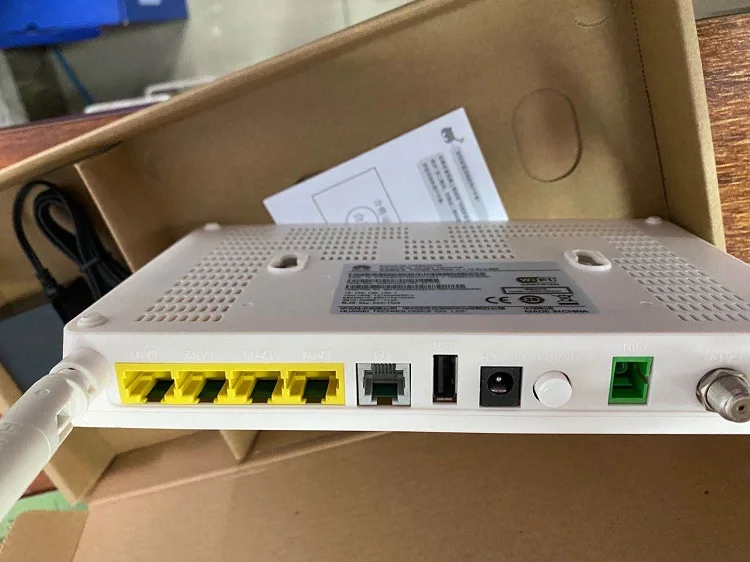 Brand New Original Hg H Gpon Onu Ont With Ge Tel Catv Wifi Buy