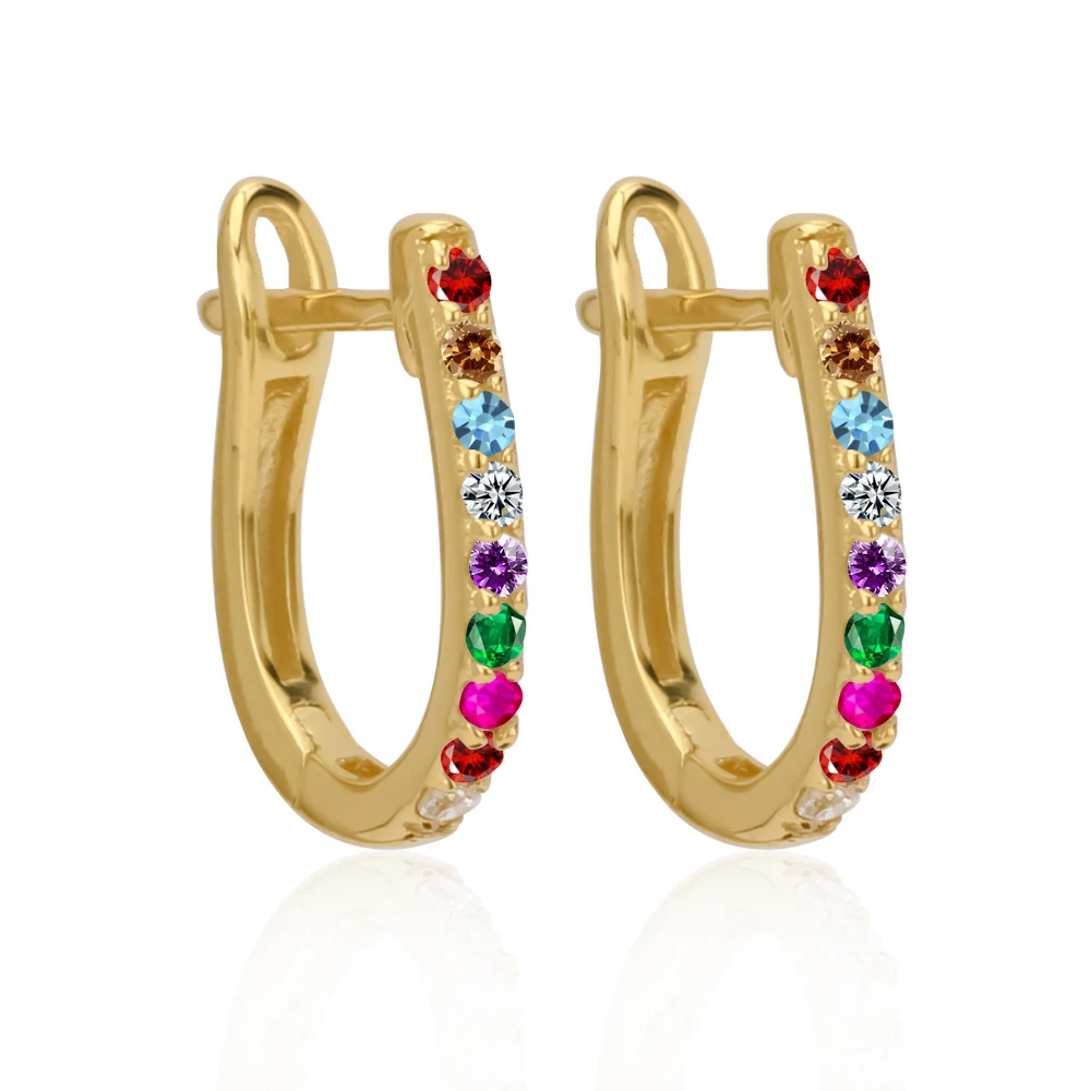 925 Sterling Silver Rainbow Gold Plated Rose Red Blue Jewelry Rainbow Zircon Huggie Hoop Earrings, Silver/gold/rose gold/custom
925 Sterling Silver Rainbow Gold Plated Rose Red Blue Jewelry Rainbow Zircon Huggie Hoop Earrings, Silver/gold/rose gold/custom