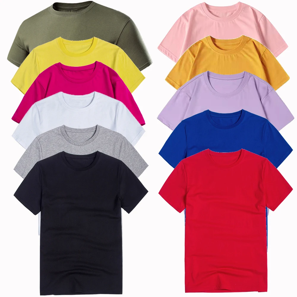 bulk wholesale high quality 100% cotton women tee shirts custom logo blank plain white men's summer t-shirts from China Factory
bulk wholesale high quality 100% cotton women tee shirts custom logo blank plain white men's summer t-shirts from China Factory