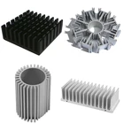 6063 T5 cnc custom aluminium pipe heat sink with holes