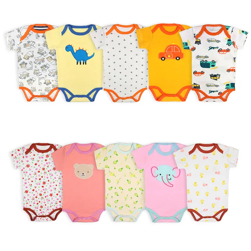 Infant Bodysuits Summer Clothes Romper Baby Girls Baby One-pieces Jumpsuit Newborn Baby Clothes 5pcs/batch, As pictures
Infant Bodysuits Summer Clothes Romper Baby Girls Baby One-pieces Jumpsuit Newborn Baby Clothes 5pcs/batch, As pictures