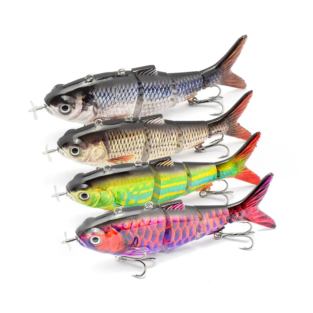 High quality USB rechargeable electric fishing lure multi jointed auto swimming
High quality USB rechargeable electric fishing lure multi jointed auto swimming