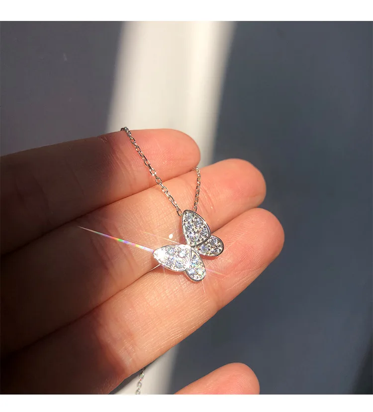 S925 Silver Butterfly Necklace Plated Silver Necklace Women Hot Sale Minimalist Style Jewelry Necklace New
S925 Silver Butterfly Necklace Plated Silver Necklace Women Hot Sale Minimalist Style Jewelry Necklace New