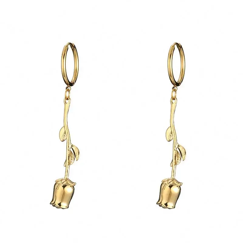 Factory Supply Statement Gold Plated Rose Pendant Fashion Korean Earings Trend 2021 Jewelry
Factory Supply Statement Gold Plated Rose Pendant Fashion Korean Earings Trend 2021 Jewelry