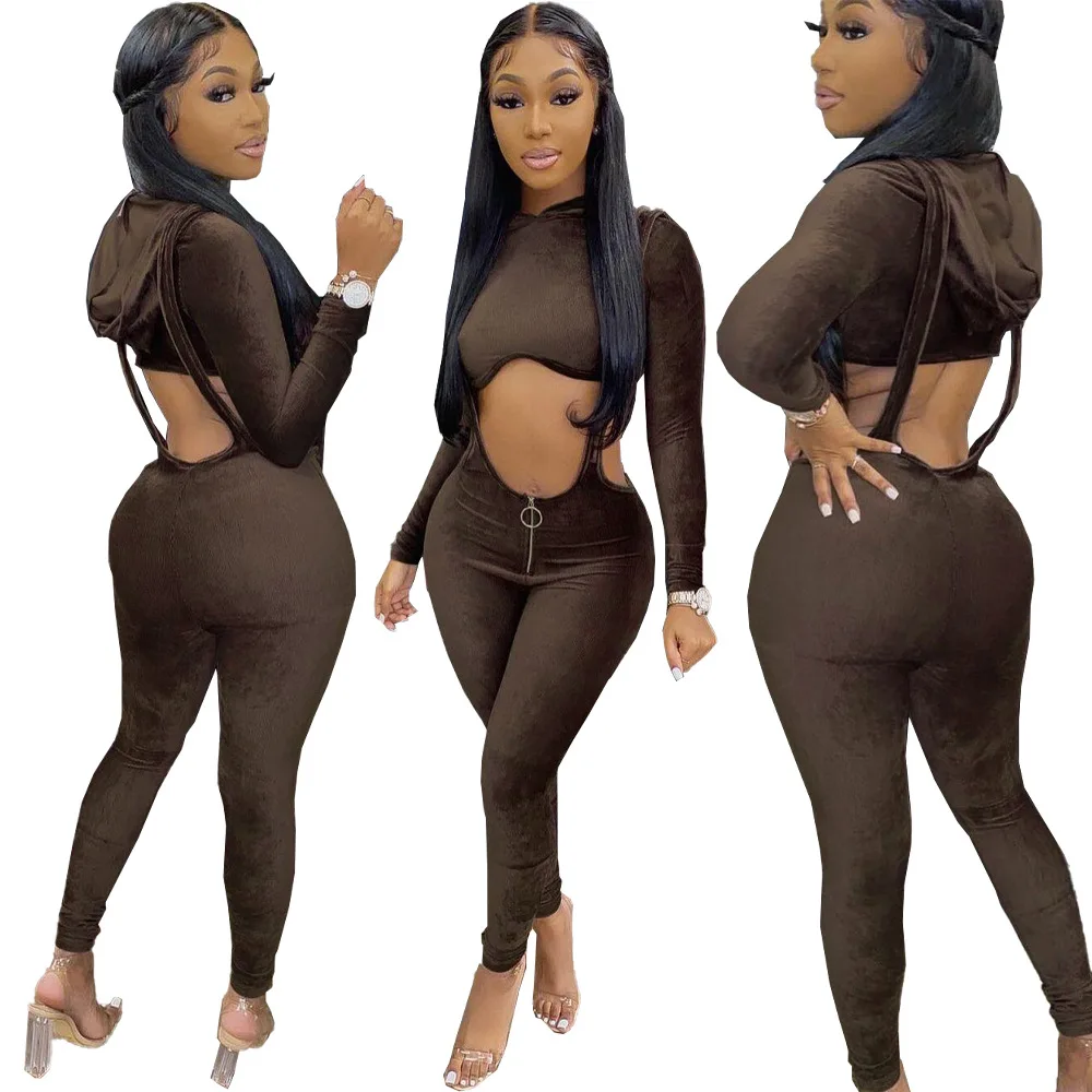 Spring 2021 2 Piece Set Women Suede Backwood Hoodie Sets Long Sleeve Crop Top Hoodies Suspender Pants Jogger Set Wholesale
Spring 2021 2 Piece Set Women Suede Backwood Hoodie Sets Long Sleeve Crop Top Hoodies Suspender Pants Jogger Set Wholesale
