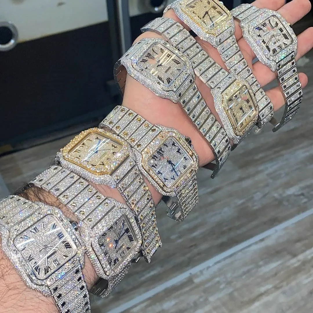 Luxury Fashion silver rose gold Roman number high quality hip hop full diamond square men's iced out Quartz Watch
Luxury Fashion silver rose gold Roman number high quality hip hop full diamond square men's iced out Quartz Watch