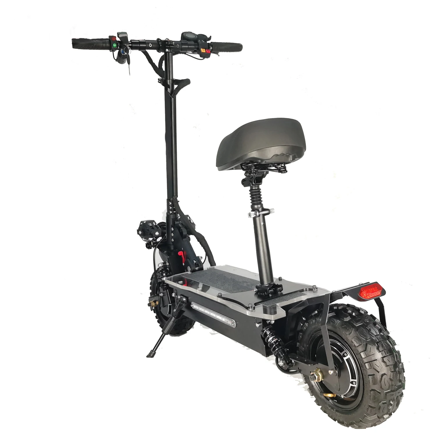

High Power Off road 60v 27ah 11inch 5600w dual motor max speed 80km/h electric scooter with fat tires in EU USA warehouse