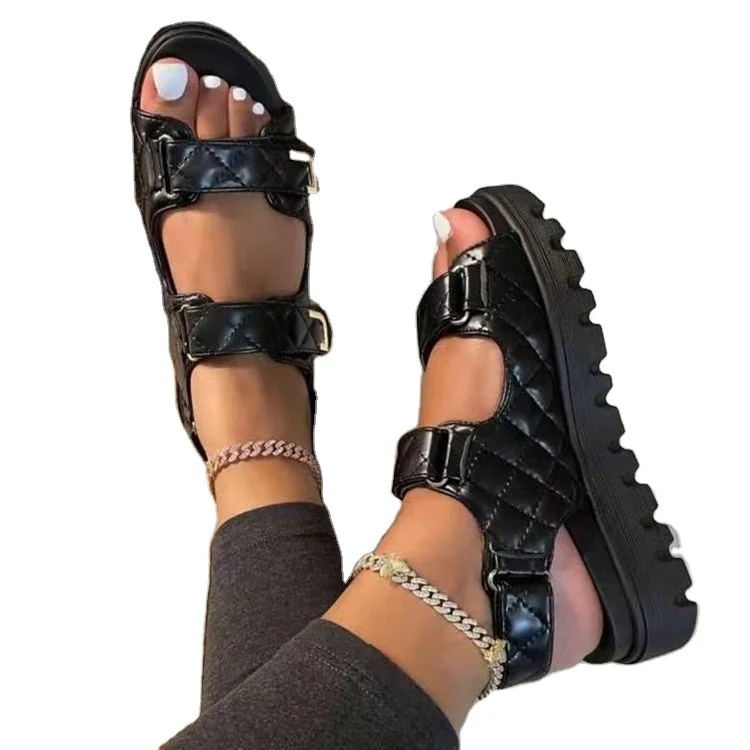 fashion ladies sandals 2021 ladies shoes loop & hook PU sandals platform shoes for women
fashion ladies sandals 2021 ladies shoes loop & hook PU sandals platform shoes for women