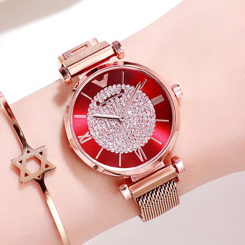 Women Watches 2020 Luxury Diamond Rose Gold Ladies Wrist Watches Magnetic Women Bracelet Watch For Female Clock Relogio Feminino
Women Watches 2020 Luxury Diamond Rose Gold Ladies Wrist Watches Magnetic Women Bracelet Watch For Female Clock Relogio Feminino
