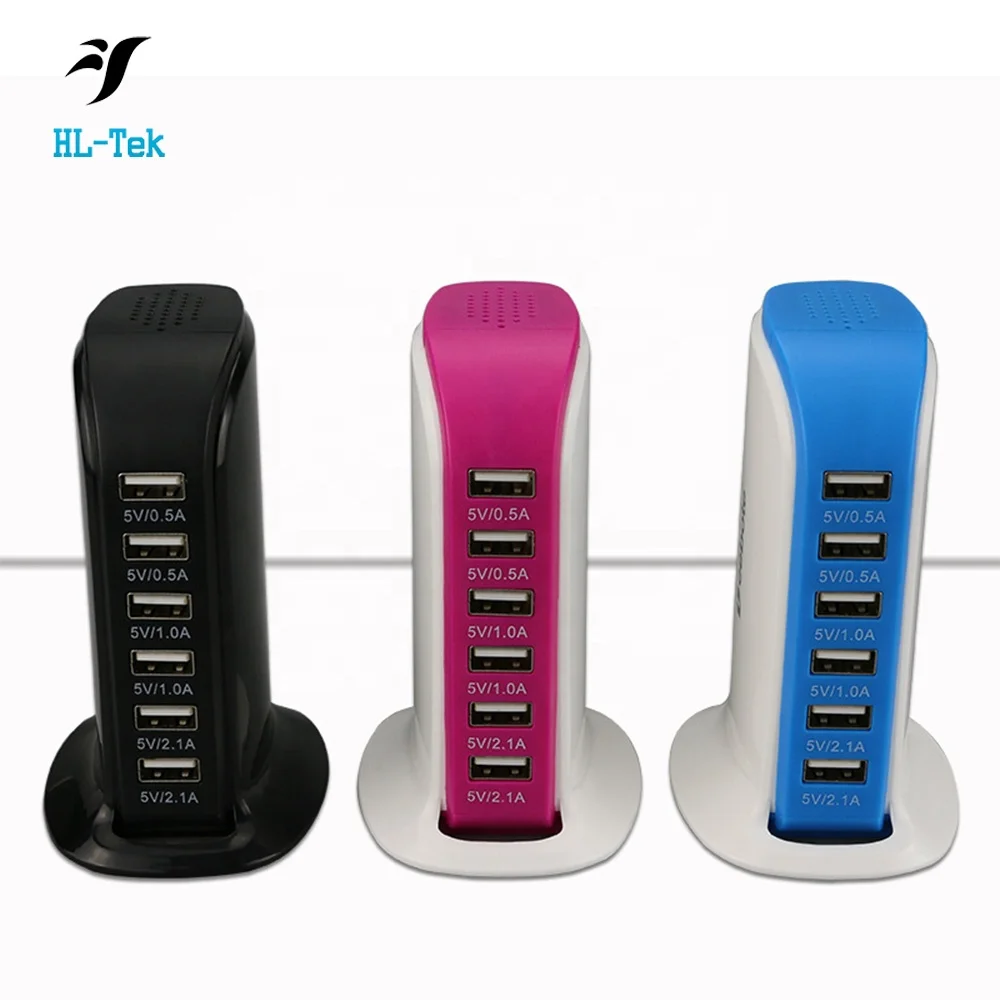 High Speed Multi Port USB Charger 30W 6 Port Charging Station for mobile phone Desktop Travel Hub
High Speed Multi Port USB Charger 30W 6 Port Charging Station for mobile phone Desktop Travel Hub
