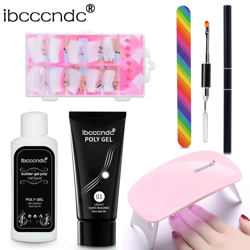 ibcccndc 9 colors available nail art gel nail polish nail liquid polly Phototherapy manicurel Painless 15ml Extension Gel Set
ibcccndc 9 colors available nail art gel nail polish nail liquid polly Phototherapy manicurel Painless 15ml Extension Gel Set
