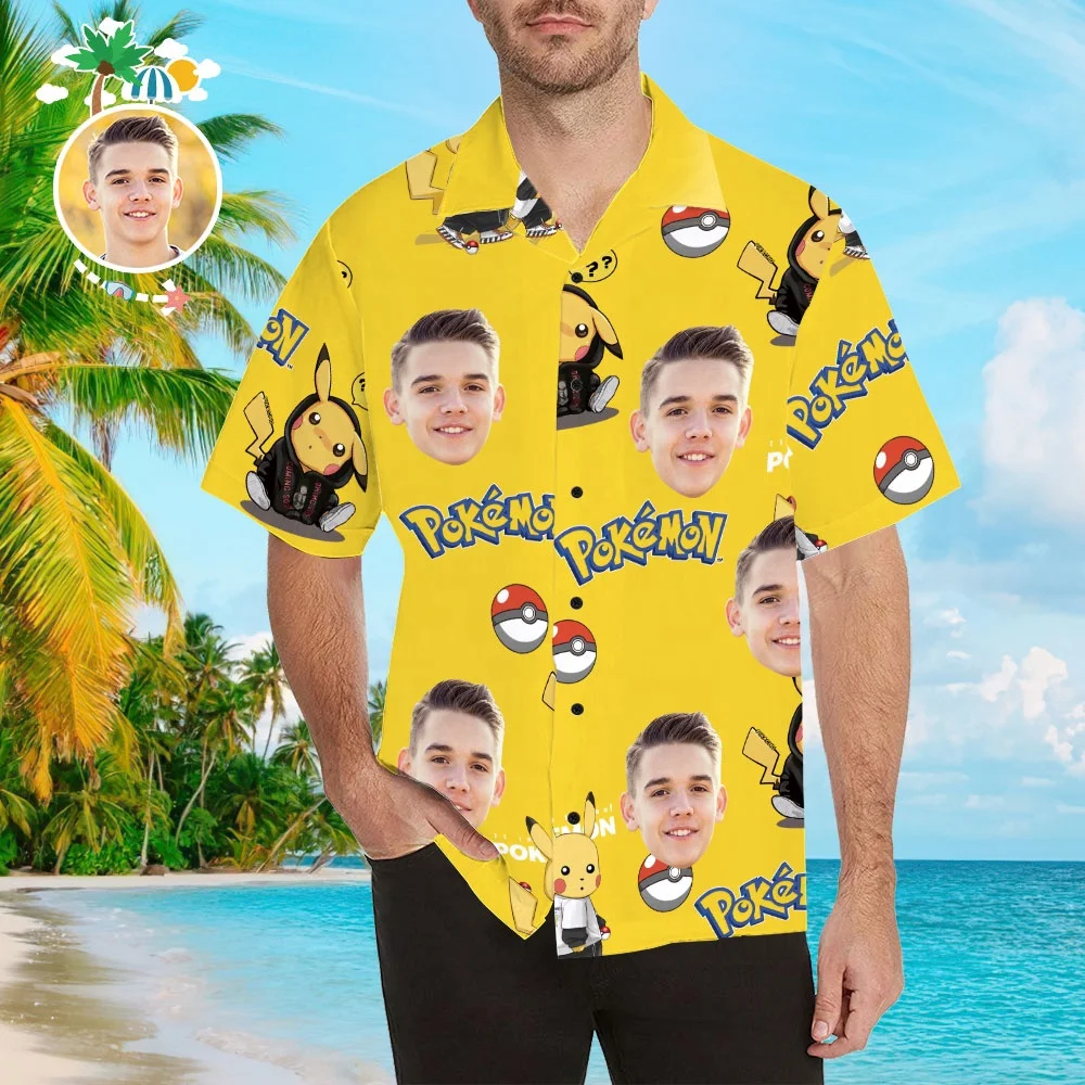 Men's Shirts 2021 Casual Men Clothes Custom Face Summer Hawaiian Shirts Cute Anime Chemise Hawaii Print Hawaiian Shirt
Men's Shirts 2021 Casual Men Clothes Custom Face Summer Hawaiian Shirts Cute Anime Chemise Hawaii Print Hawaiian Shirt