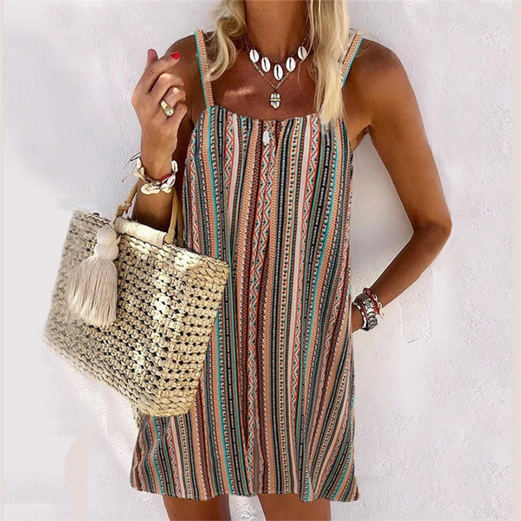 DUODUOCOLOR Sexy condole belt gingham dress women striped casual loose clothes new hot style for summer 2021 D97628
DUODUOCOLOR Sexy condole belt gingham dress women striped casual loose clothes new hot style for summer 2021 D97628