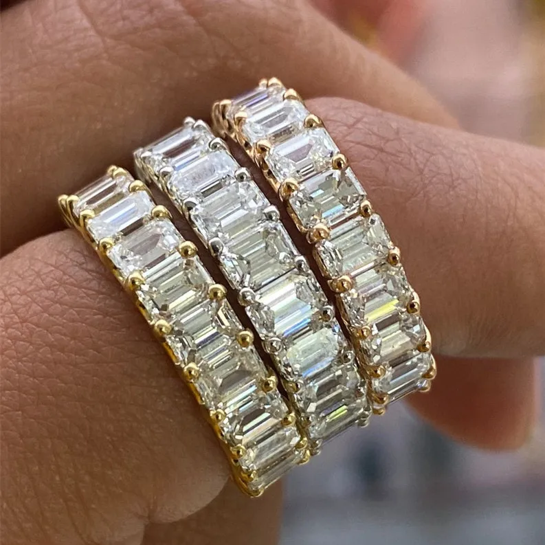 CAOSHI Bague Femme 3 Color Classic Design Rings CZ Rectangle Shape Zircon Stone Fashion Ring Bands for Women
CAOSHI Bague Femme 3 Color Classic Design Rings CZ Rectangle Shape Zircon Stone Fashion Ring Bands for Women