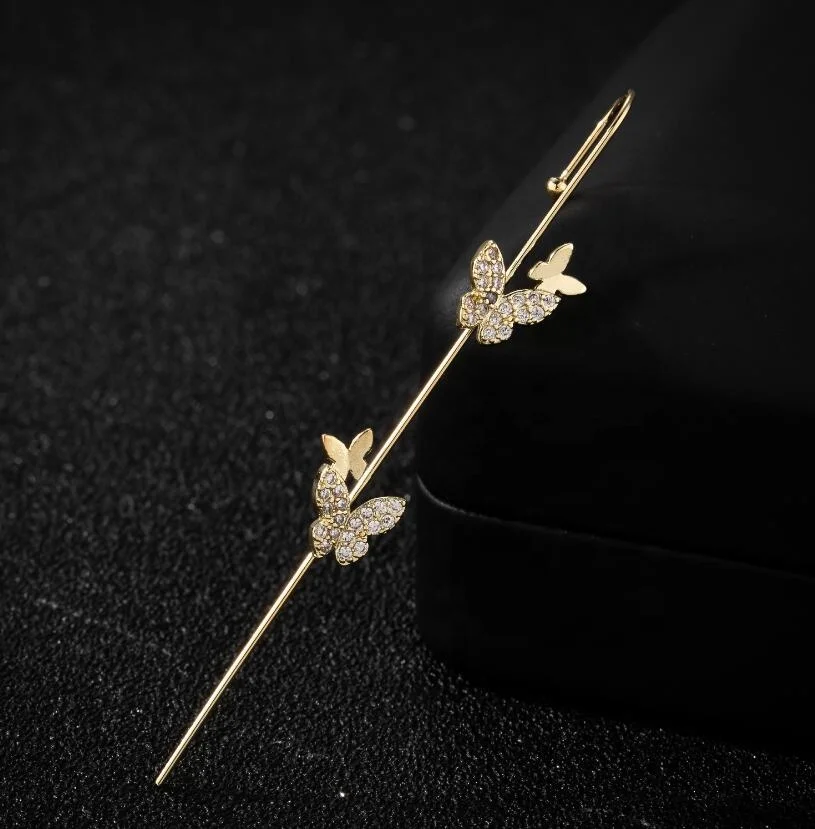 new inlaid zircon ear bone clip Stud Earrings for Women Ear Wrap Crawler Hook Earring Butterfly Piercing Earrings
new inlaid zircon ear bone clip Stud Earrings for Women Ear Wrap Crawler Hook Earring Butterfly Piercing Earrings