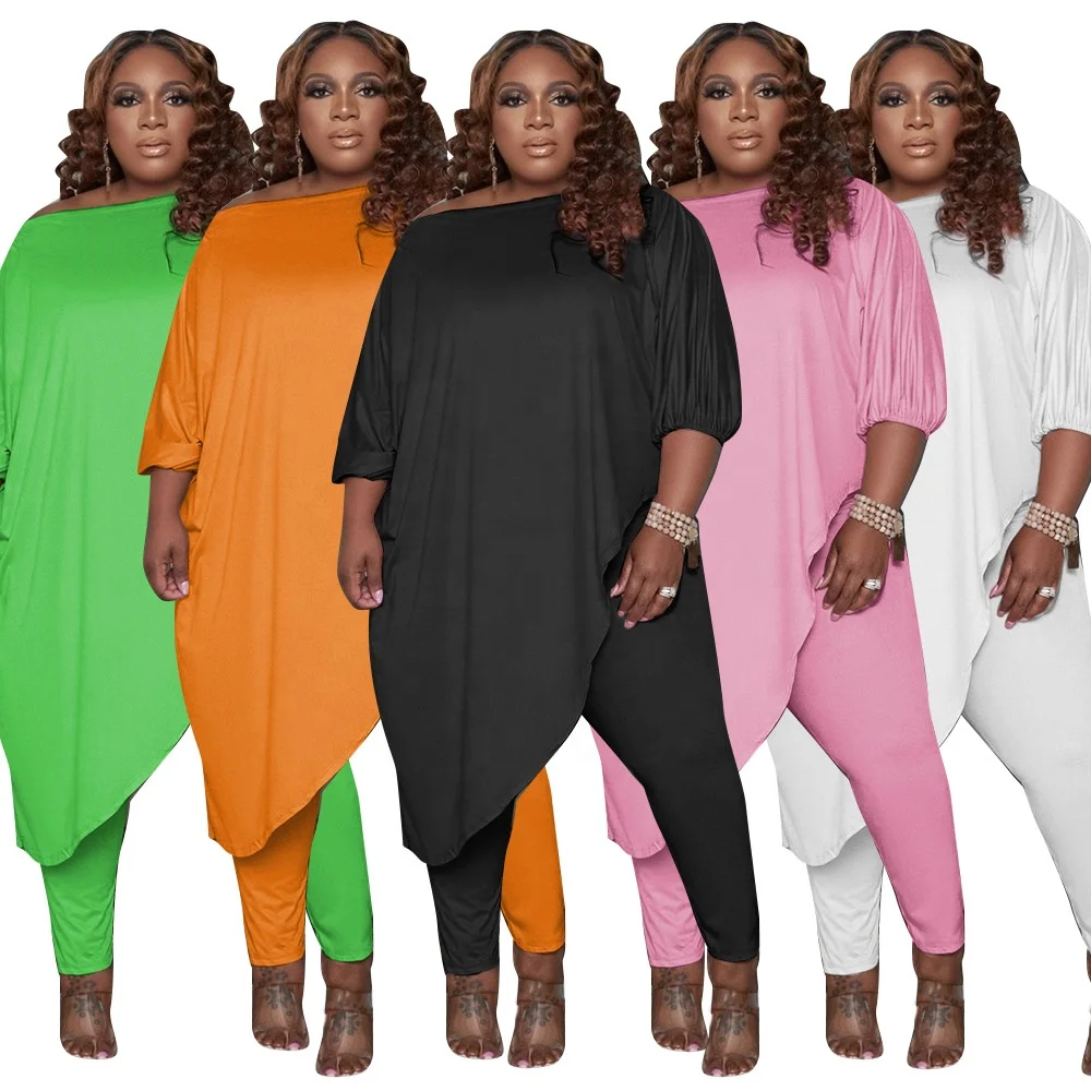 Loose Solid Color Slanted Shoulder Fall Clothing For Women Fall 2021 Women Clothes Two Piece Pants Set Plus Size Women Clothing
Loose Solid Color Slanted Shoulder Fall Clothing For Women Fall 2021 Women Clothes Two Piece Pants Set Plus Size Women Clothing