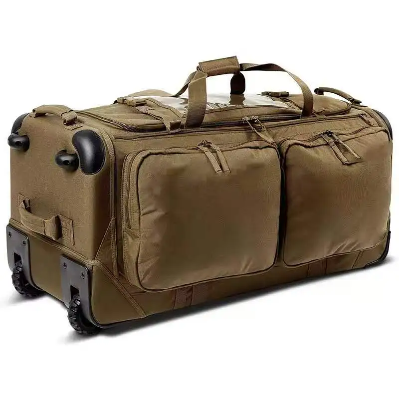 

Wholesale Military Camouflage Super Large Traveling Trolley Bag Customized