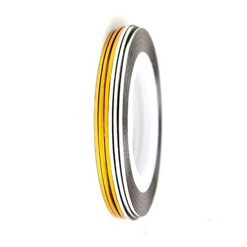 Classic Manicure Decoration Self-adhesive Nail Sticker Nail Supplies Hot Straight Line 3D Nail Art Sticker Gold Colors, Black
Classic Manicure Decoration Self-adhesive Nail Sticker Nail Supplies Hot Straight Line 3D Nail Art Sticker Gold Colors, Black