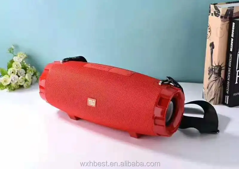 New Arrival Fabric TG526 Wireless Speaker Portable BT speaker Support TF Card USB FM AUX hands-free tg-526 big sound box 2400mah - ANKUX.COM