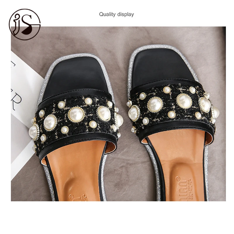 Pearl upper ladies flat slippers Pearl style women sandals Fashion trend of the latest style women slippers Ladies slippers
Pearl upper ladies flat slippers Pearl style women sandals Fashion trend of the latest style women slippers Ladies slippers