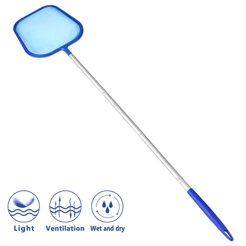 Detachable Pool Skimmer Pool Landing Net Leaf Net Fishing Net with 5 Aluminum Rods, Blue
Detachable Pool Skimmer Pool Landing Net Leaf Net Fishing Net with 5 Aluminum Rods, Blue
