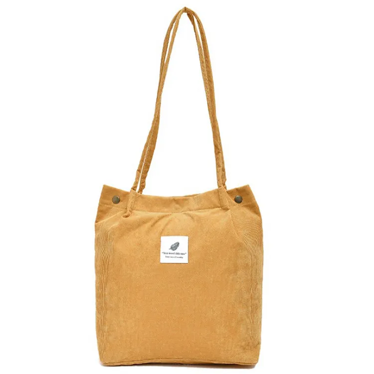 Cheap Wholesale Fashion Canvas Bags Shoulder Shopping Bag Large Capacity Simple Corduroy Handbag, Customized color
Cheap Wholesale Fashion Canvas Bags Shoulder Shopping Bag Large Capacity Simple Corduroy Handbag, Customized color
