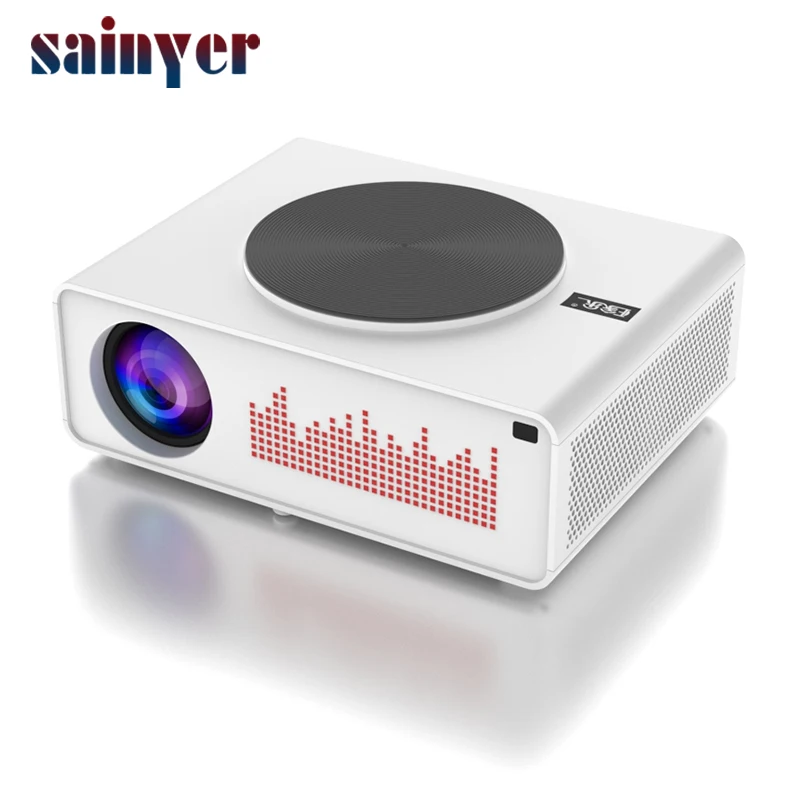 Sainyer Q10 Mini Full HD 1080P Projector Digital Led Home Theater Portable Mini Slide Projector, White
Sainyer Q10 Mini Full HD 1080P Projector Digital Led Home Theater Portable Mini Slide Projector, White