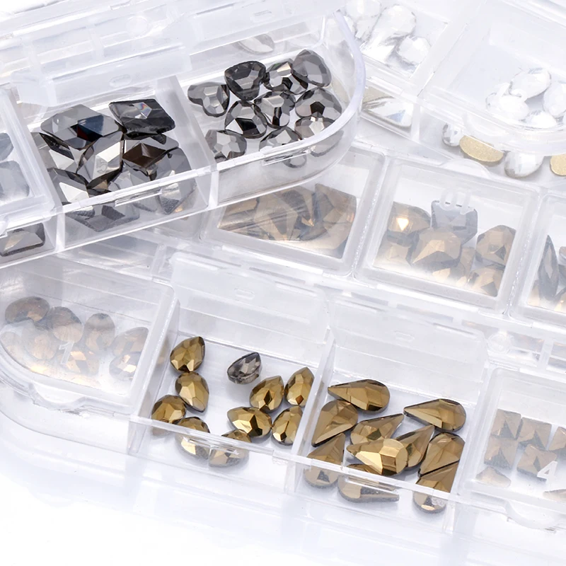 Hot Selling Diy Flatback Rhinestone 12-Shaped Manicure Flat Bottom Shaped Diamond Nail Art Rhinestone
Hot Selling Diy Flatback Rhinestone 12-Shaped Manicure Flat Bottom Shaped Diamond Nail Art Rhinestone