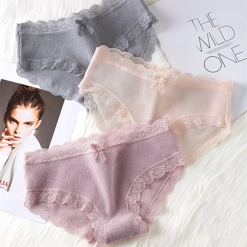 Comfortable Light Luxury Girl Knickers Cotton Lining Women's Lace Underpants Bow Mesh Lace Panties for women
Comfortable Light Luxury Girl Knickers Cotton Lining Women's Lace Underpants Bow Mesh Lace Panties for women