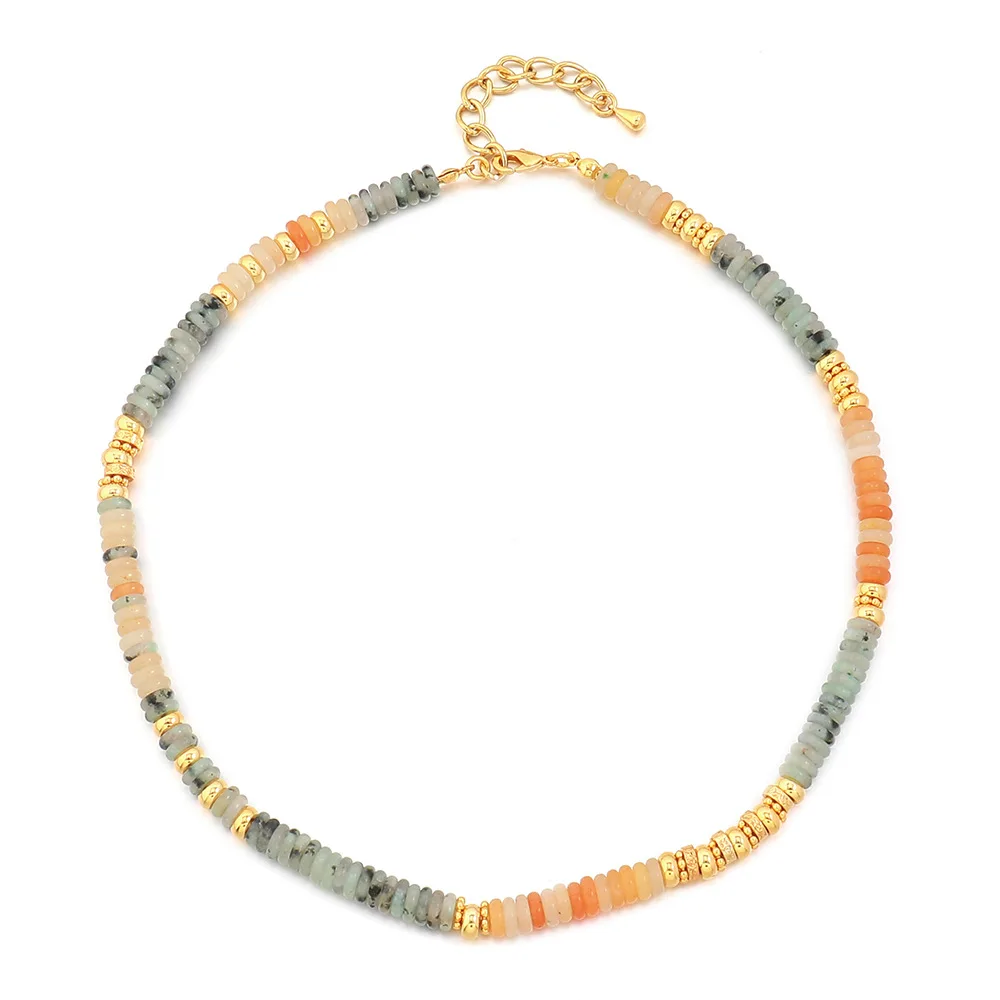 New Design Natural Stone Bohemian Women Bead Bracelets Gemstone Necklace Natural Stone Beaded
New Design Natural Stone Bohemian Women Bead Bracelets Gemstone Necklace Natural Stone Beaded