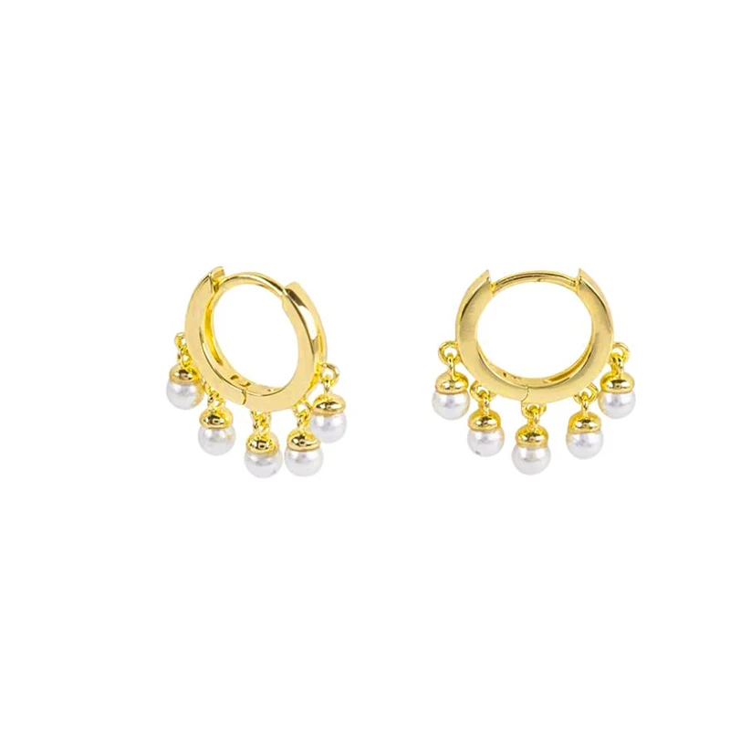 Cheap price 925 Sterling Silver Simple and Creative Pearl Earrings Sweet Temperament Fringed Short Earrings
Cheap price 925 Sterling Silver Simple and Creative Pearl Earrings Sweet Temperament Fringed Short Earrings