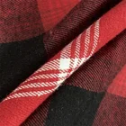 Dyed Flannel Plain 100%cotton Reactive Yarn Dyed Flannel Men Shirts Woven Fabric