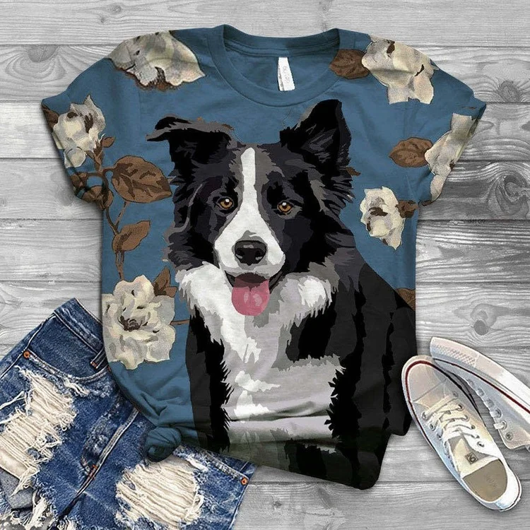 Kawaii Animal Print T Shirt Women Harajuku Graphic Tee Summer Aesthetic Streetwear Love Dog Cute Shirt Short Sleeve Cartoon Top
Kawaii Animal Print T Shirt Women Harajuku Graphic Tee Summer Aesthetic Streetwear Love Dog Cute Shirt Short Sleeve Cartoon Top