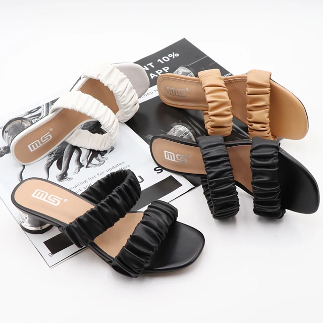 simple and sexy slip on slippers Thick with daily high heel for women woman slippers new arrivals, Black, white, khaki
simple and sexy slip on slippers Thick with daily high heel for women woman slippers new arrivals, Black, white, khaki