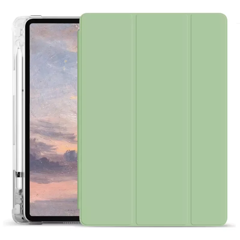 10.2 inch Transparent Intelligent Sleep/Wake pencil holder cover for ipad 10.2 case, 7color
10.2 inch Transparent Intelligent Sleep/Wake pencil holder cover for ipad 10.2 case, 7color