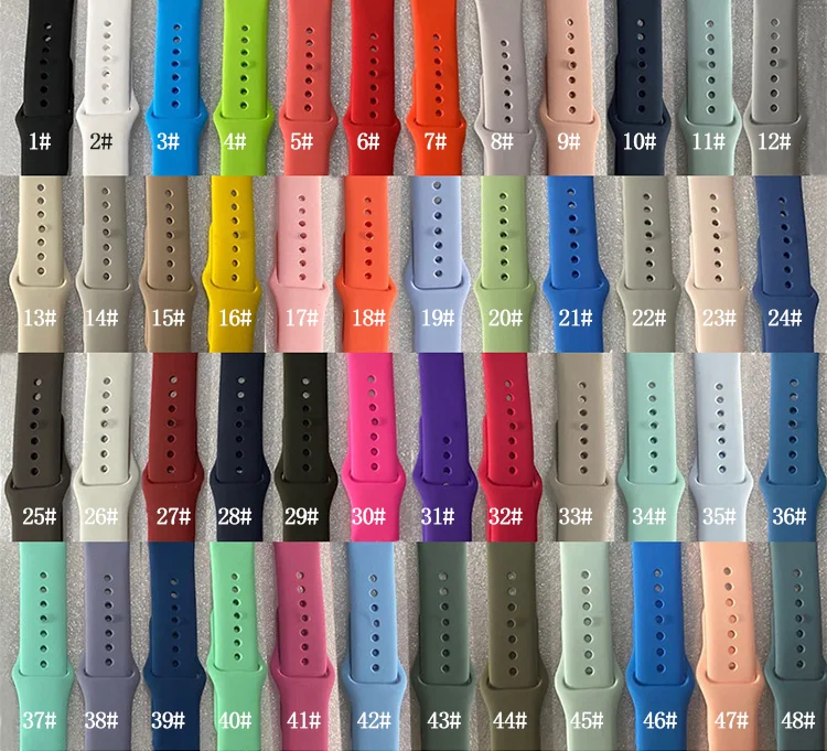 Single Color Silicone Watch Band for Ap-ple Watch Series 4 5 6 SE, fashion Ap-ple Watch Band Silicone
Single Color Silicone Watch Band for Ap-ple Watch Series 4 5 6 SE, fashion Ap-ple Watch Band Silicone