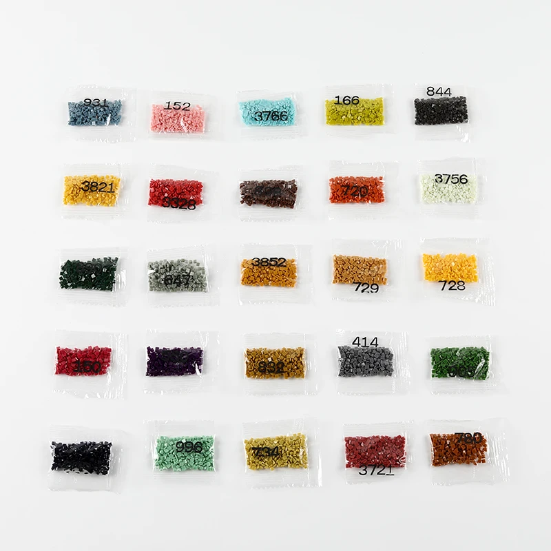 5d Diamond Painting Accessories Mini Diamond Bags DMC 447 Colors Acrylic Multiple Faceted Sparkling Square Drill Granules
5d Diamond Painting Accessories Mini Diamond Bags DMC 447 Colors Acrylic Multiple Faceted Sparkling Square Drill Granules