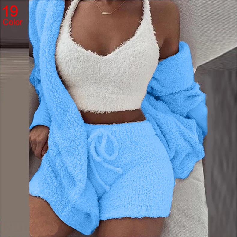 New Arrival Solid Color Stretch Tight Shorts Fashionable 3 Piece Pants Set Women Brand New 3 Piece Yoga Sets
New Arrival Solid Color Stretch Tight Shorts Fashionable 3 Piece Pants Set Women Brand New 3 Piece Yoga Sets