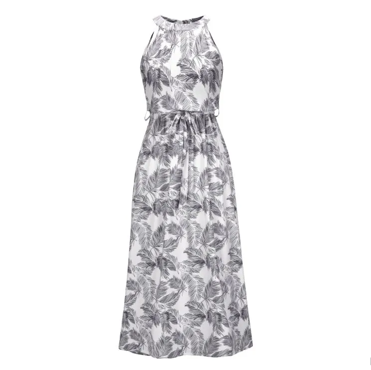 Wholesale Women Summer Clothes Floral Print Sleeveless Floral Lady Elegant Long Dresses
Wholesale Women Summer Clothes Floral Print Sleeveless Floral Lady Elegant Long Dresses